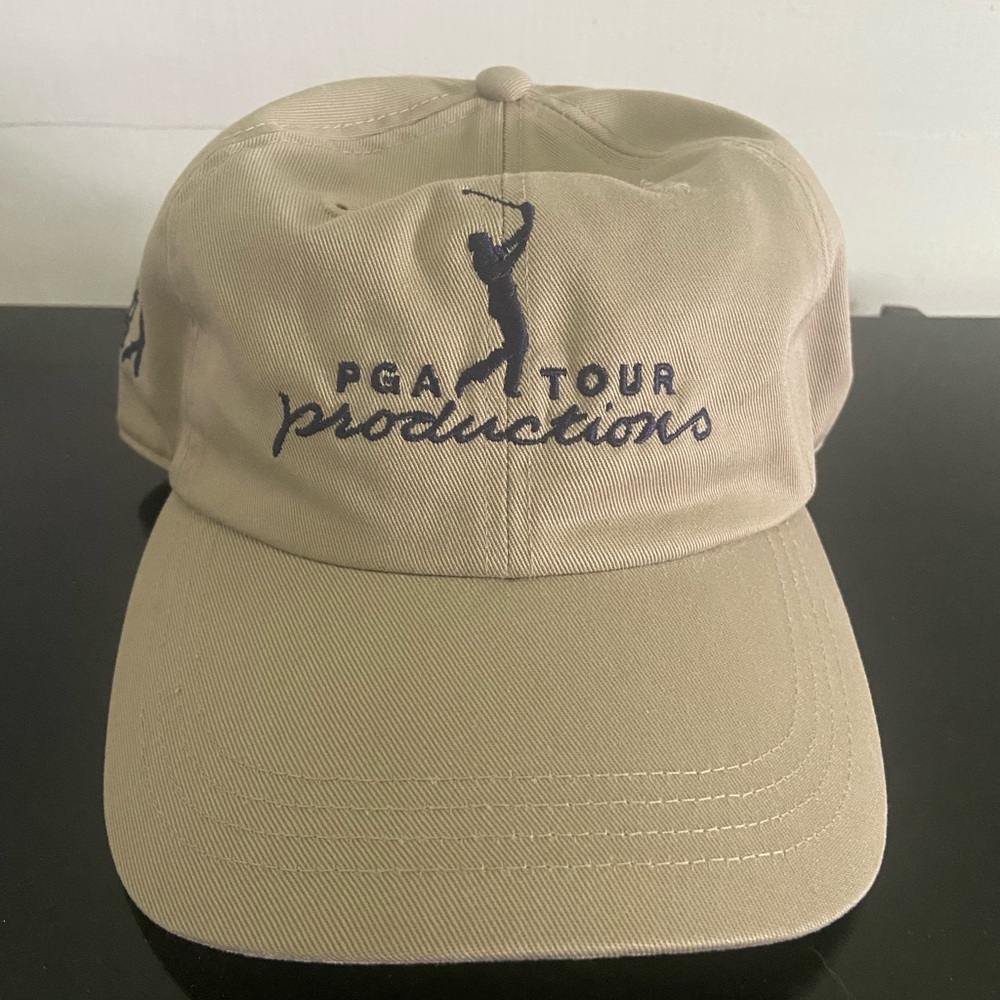 PGA Tour Tan Hat Casual Sporty Accessory